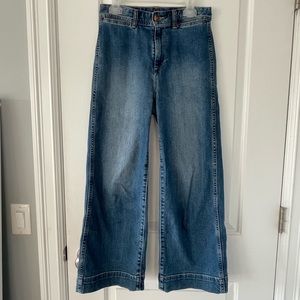 Wide leg high rise Gap Jeans